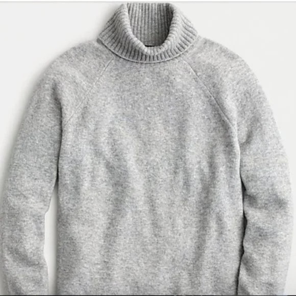 J. Crew Turtleneck Sweater in Supersoft Yarn Grey XS - Picture 1 of 10
